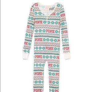 Victoria Secret Pink Christmas Onesie